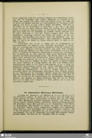 53. Schulmänner, Philologen, Philosophen