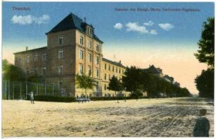 Dresden. Kaserne des Königlich Sächsischen Gardereiter - Regiments