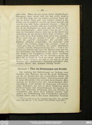 Abschnitt 7: Über die Belohnungen und Strafen.