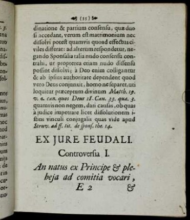 Ex Jure Feudali.