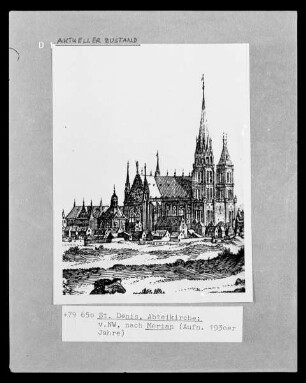 Die Abteikirche von Saint-Denis (Seine-Saint-Denis)
