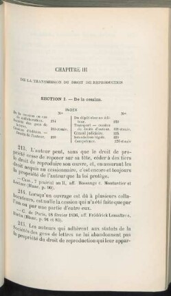 Chapitre III. De la transmission du droit de reproduction