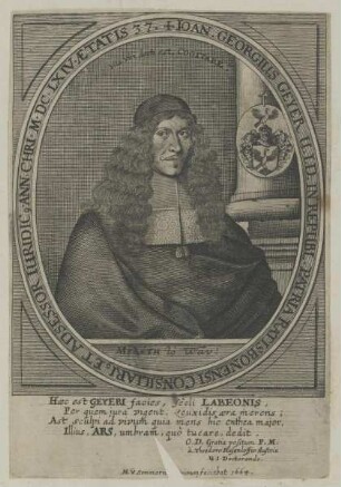 Bildnis des Iohannes Georgius Geyer