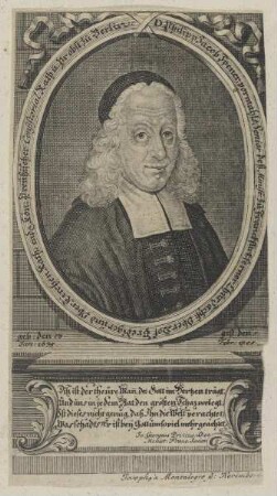 Bildnis des Philipp Jacob Spener