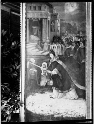 Freiburg Augustinerkloster Maria Schnee Altar von Matthias Grünewald (um 1517/1519) Altarflügel Marienschneewunder