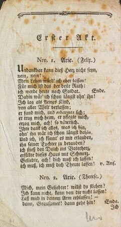 Nro. 2. Arie