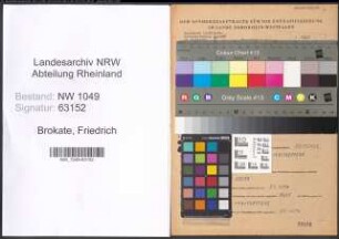 Entnazifizierung Friedrich Brokate , geb. 25.11.1904 (Buchhalter)