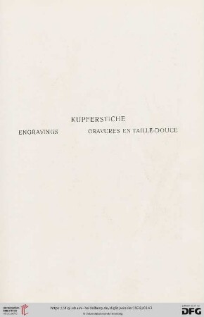Kupferstiche - Engravings - Gravures en taille-douce
