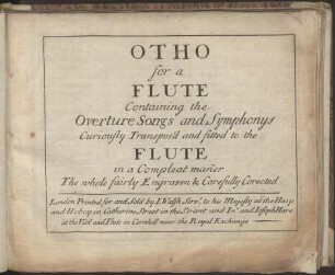 Otho for a flute
