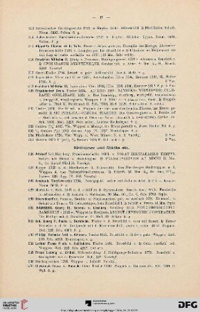 Bisthümer und Städte etc. (Nr. 526-573)