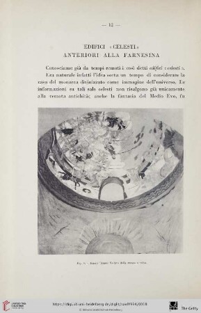 Edifici «celesti» anteriori alla Farnesina