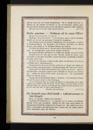 Siedlre genommen. - Verfolgung auf der ganzen Ostfront.