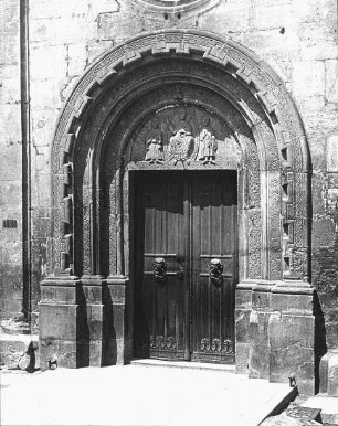 Ellwangen, ehem. Stiftskirche St. Veit, Außenansicht, Südportal