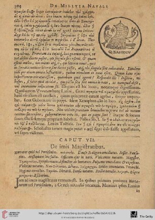 Caput VII: De imis Magistratibus