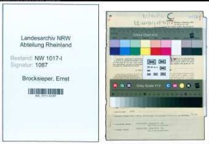 Entnazifizierung Ernst Brocksieper , geb. 06.04.1897 (Werkzeuggrosshaendler)