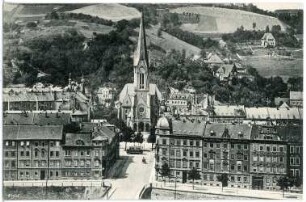 Meißen. Triebischtal mit Lutherkirche
