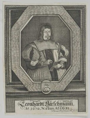 Bildnis des Leonhard Hirschmann