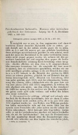 Kleinere Schriften, 5. Recensionen und vermischte Aufsätze ; Theil 2