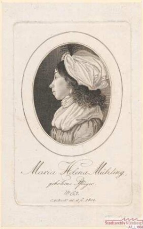 Maria Helena Mühling, geborene Pflüger
