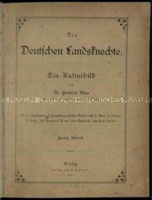 Abhandlung über die Geschichte der deutschen Landsknechte