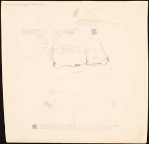 Schloss Klein-Skal bei Turnau Umbau: Lageplan 1:1000
