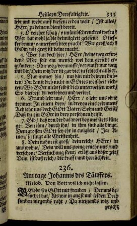 Am tage Johannis des Täuffers.