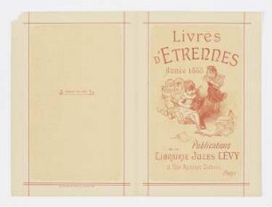 Lesende Kinder, Buchumschlag zu: "Livres d’Étrennes", Paris 1888