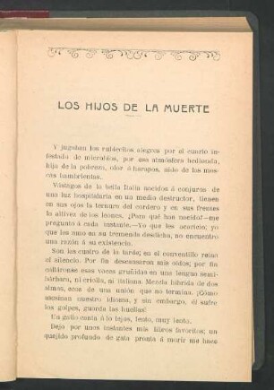 Los hijos de la muerte