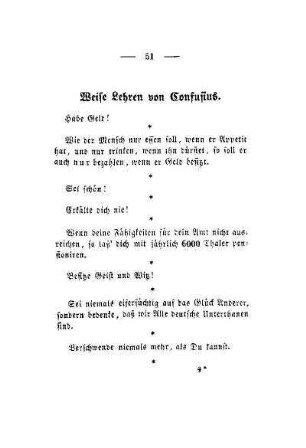 Weise Lehren von Confusius