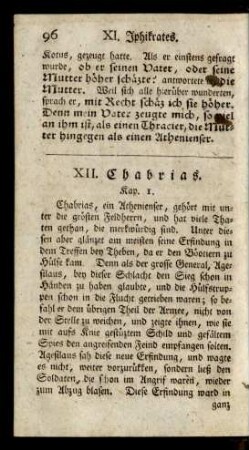 XII. Chabrias