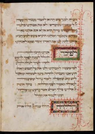 Buchschmuck: f. 13v-16v