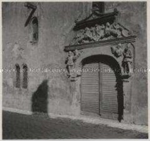 Nördlingen, Franziskanerkloster (Klösterle), Portal