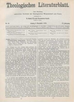 321-323 [Rezension] Preisker, Herbert, Neutestamentliche Zeitgeschichte