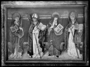 Kloster Lichtental Ölgemälde Vier Kirchenlehrer (15. Jahrhundert)