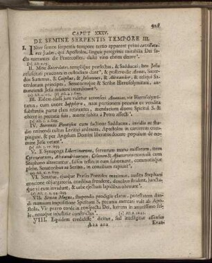 Caput XXXV. De Semine Serpentis Tempore III.