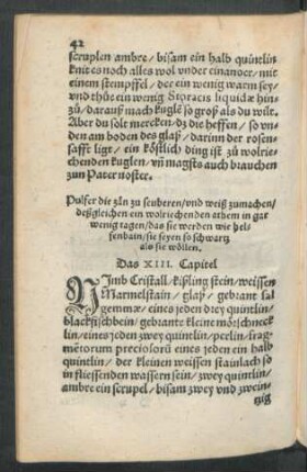 Pulfer die zän zu seuberen ... Das XIII. Capitel