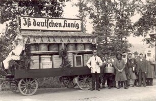 Deutsche Woche des Lipperlandes, Festzug am 17.09.1933. Detmold. Rosental. Papierabzug