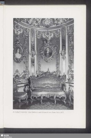 14. Schloß Linderhof. Lila Kabinett, nach Entwurf von Franz Seitz 1872