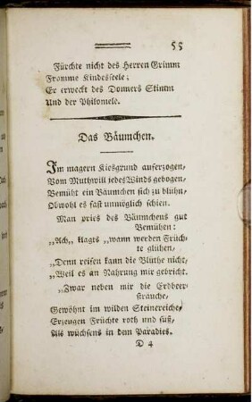 Das Bäumchen.
