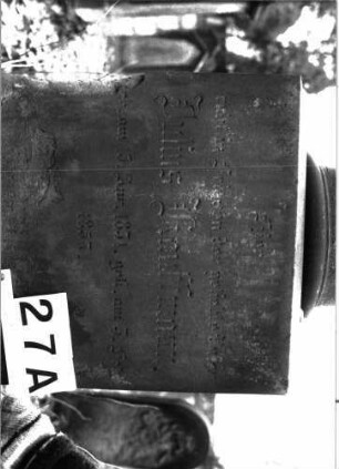 Grabstein A I/12/27A