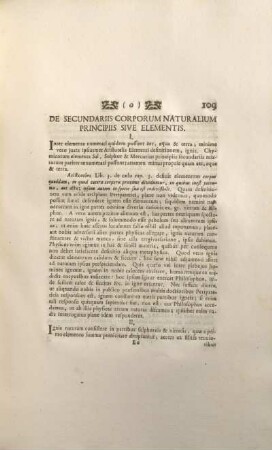 De secundariis corporum naturalium principiis sive elementis.