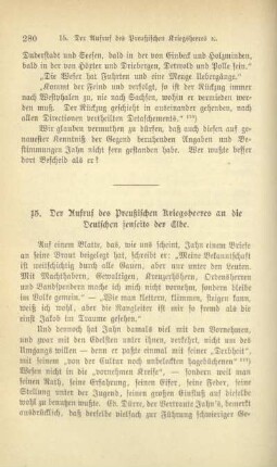15. Der Aufruf des preußischen Kriegsheeres an die Deutschen jenseits der Elbe