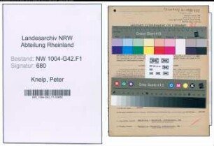 Entnazifizierung Peter Kneip , geb. 11.09.1901 (Schlosser)