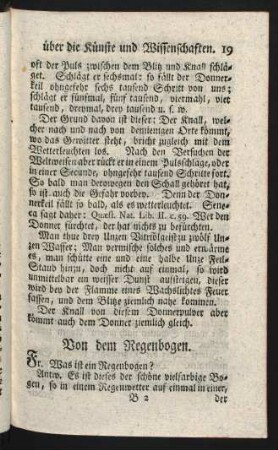Von dem Regenbogen