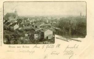 Postkarte, Guben (Gubin)