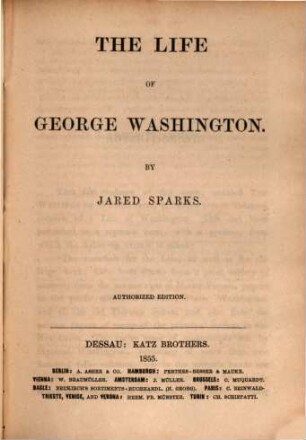 The life of George Washington