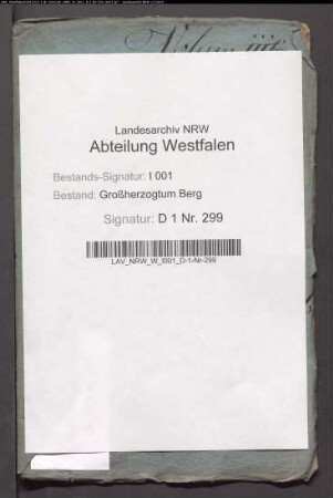 Schuldenzustand des Berlemanns Kolonat, Kirchspiel Lienen