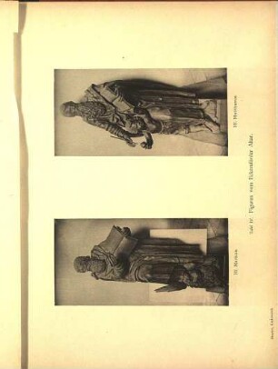 Tafel IV. Figuren vom Eckernförder Altar.