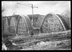 Rohrbachtalbrücke: Lehrgerüste