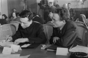 Kongress des Exekutiv-Komitees des Weltstudentenbundes (IUS) 13.-17.01.1951 : Kongressteilnehmer